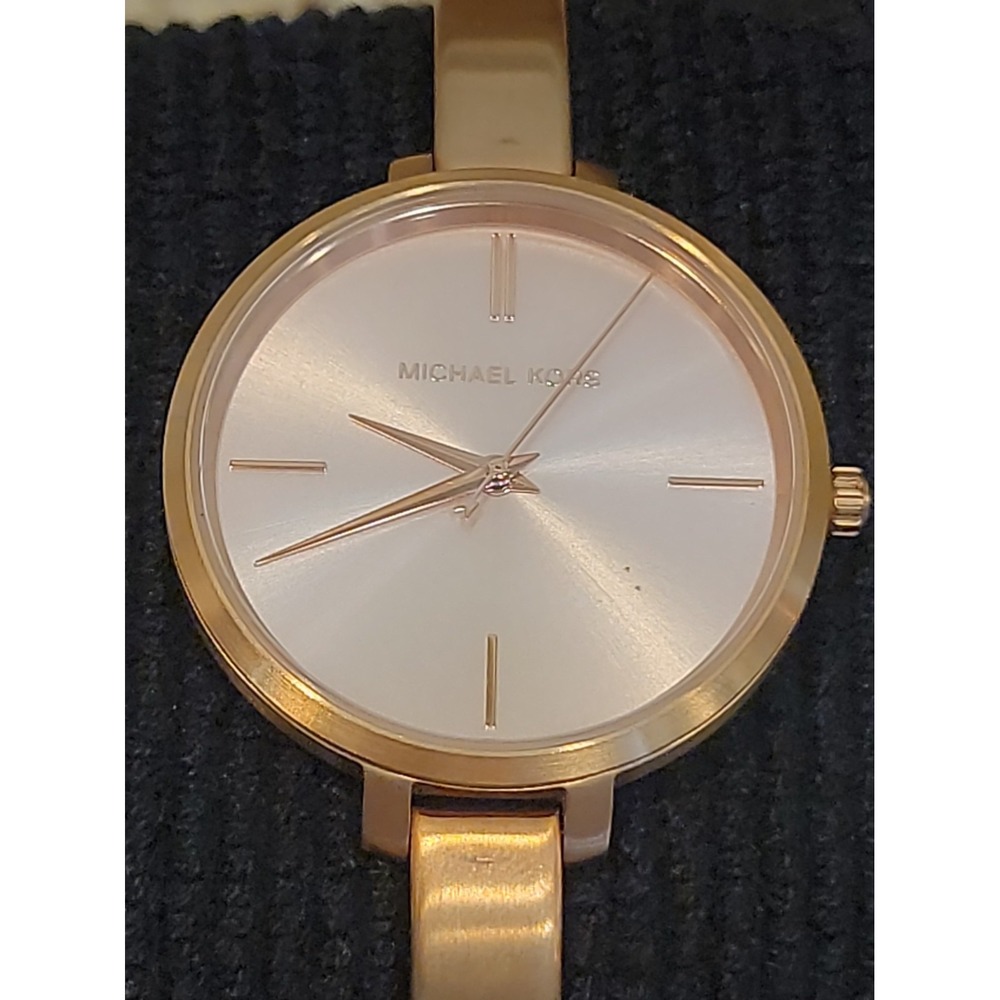 Michael Kors MK3574 Quartz Wristwatch Women Rose Gold Stainless Steel